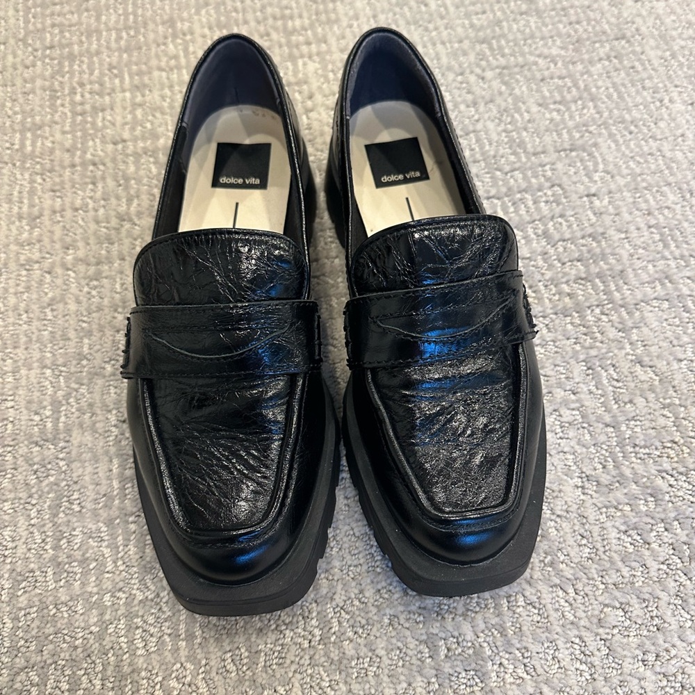 Dolce Vita Black Loafers